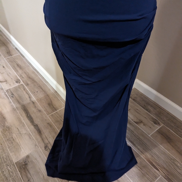 Nicole Miller Full Length Evening Gown Formal Prom Dress Size 8 - Picture 3 of 4